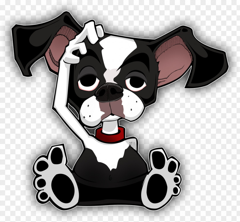 Puppy Boston Terrier Dog Breed Drawing PNG
