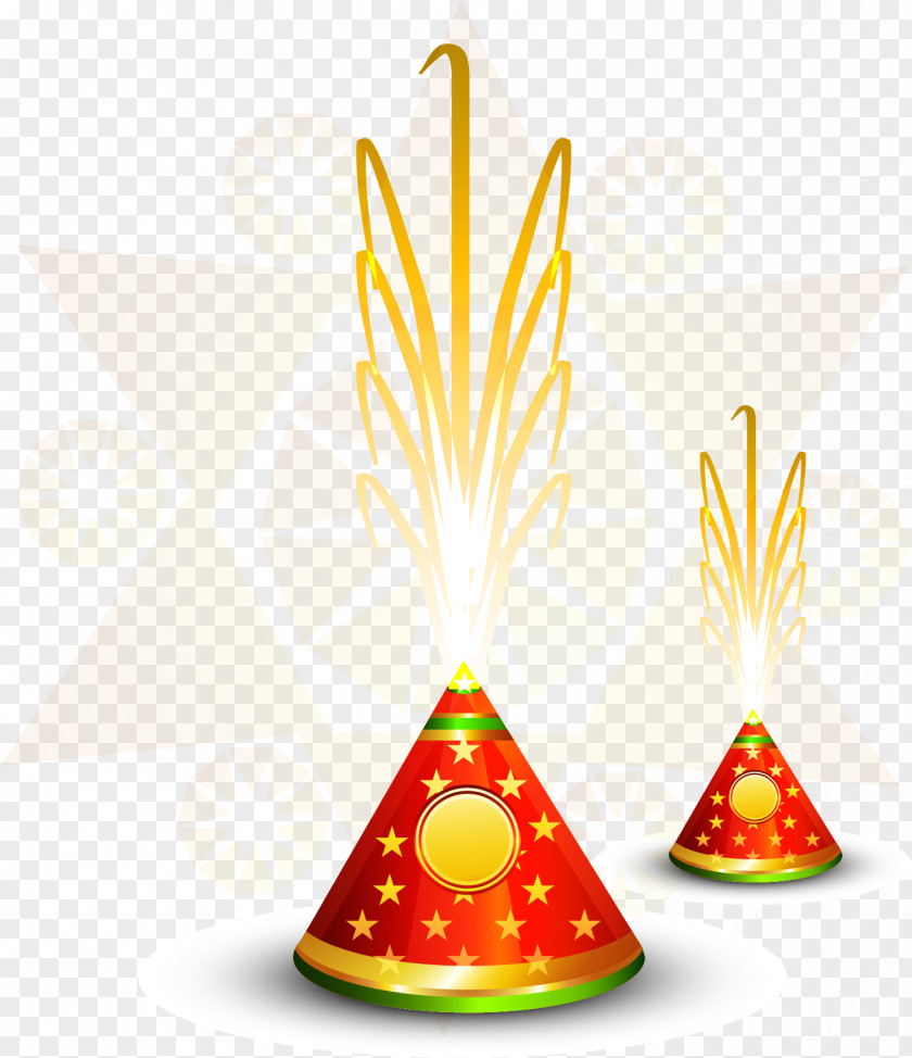 Vector Fireworks Diwali Firecracker Hindi PNG