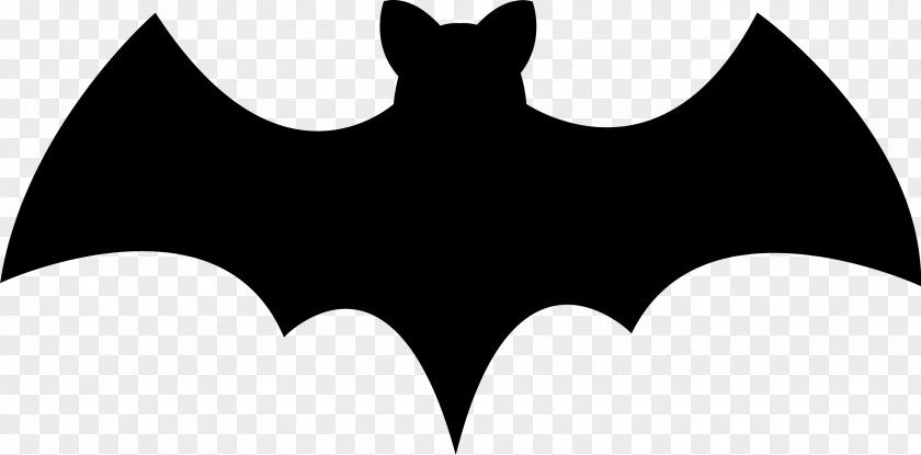 Bat Black And White Logo Brand PNG