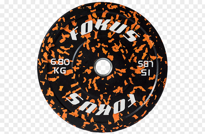 Fokus Fit Orange Natural Rubber Pound Compact Disc PNG