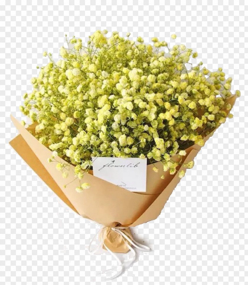 Miniature Bouquet Of Yellow Stars PNG