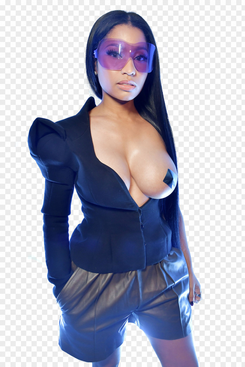 Nicki Minaj Cobalt Blue Shoulder Character Costume Fiction PNG