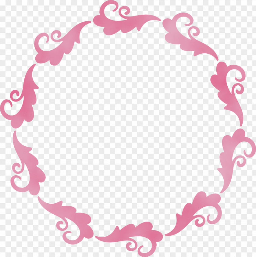 Pink Magenta Ornament Circle PNG