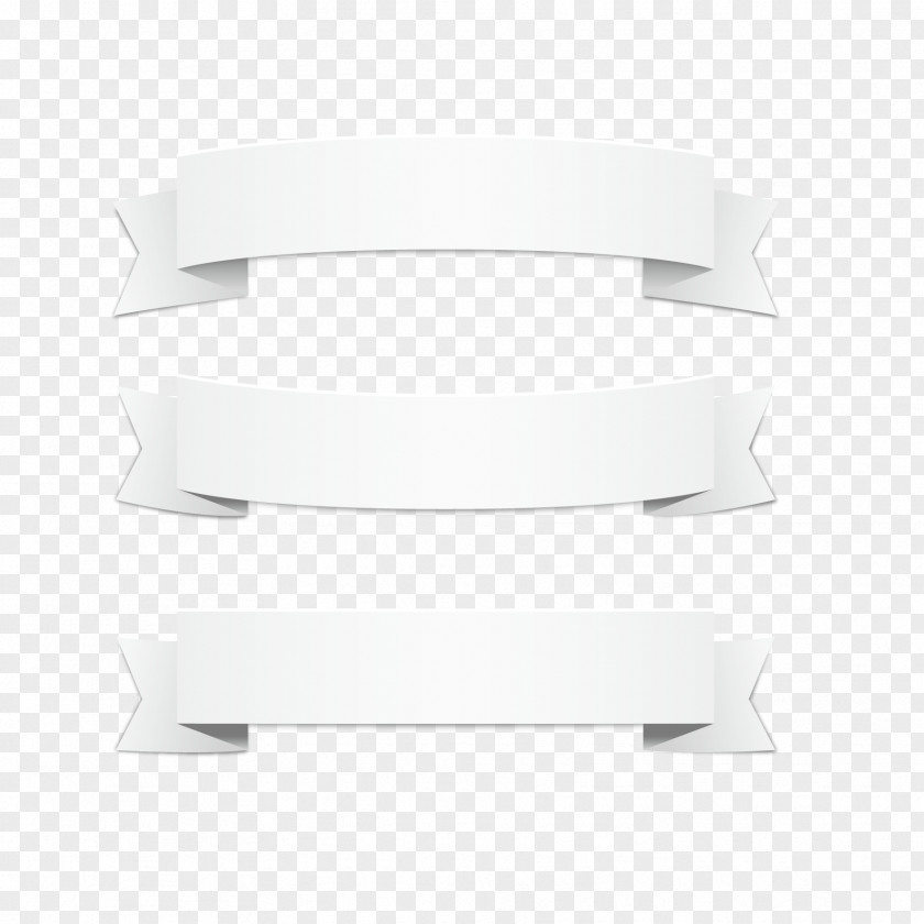 Vector White Ribbon Pattern PNG