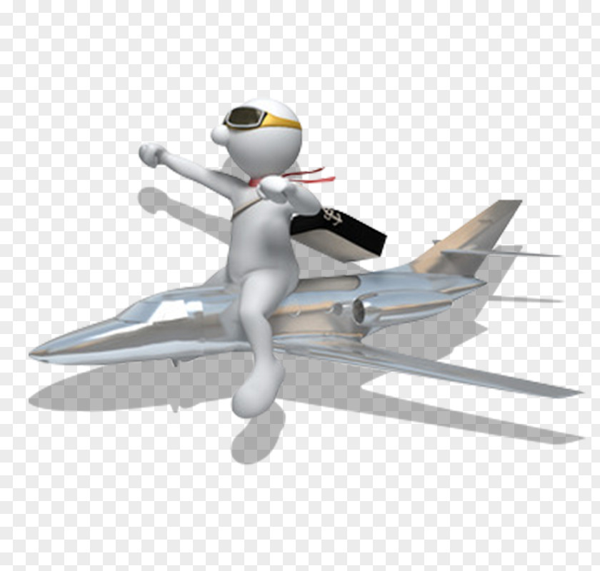 3D Villain Airplane Acrophobia Airline Computer Graphics PNG