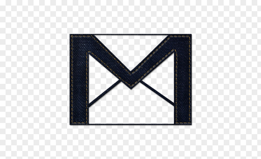 Gmail Square Angle Black Line Pattern PNG