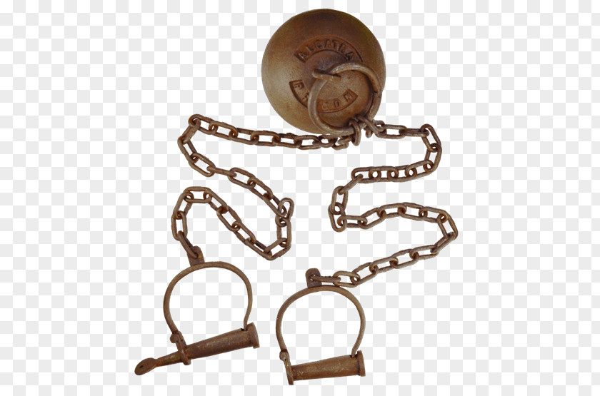 Handcuffs Alcatraz Federal Penitentiary Island Ball And Chain Prisoner PNG