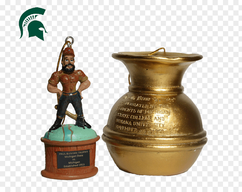 Trophy Little Brown Jug Michigan State Spartans Football Big Ten Conference MINI Cooper PNG