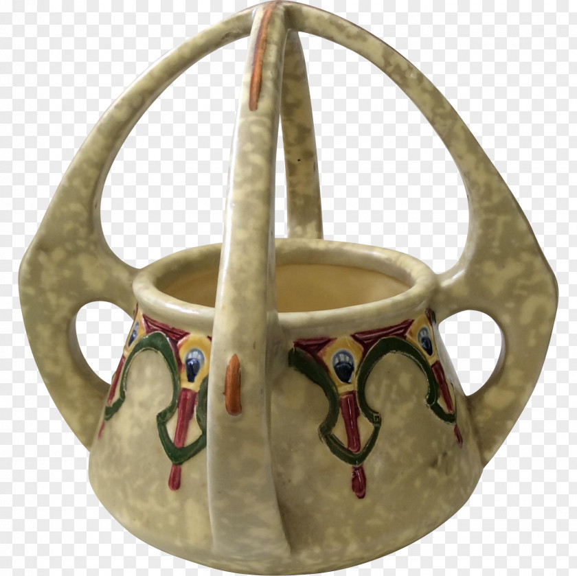 Vase Art Nouveau Amphora Pottery PNG
