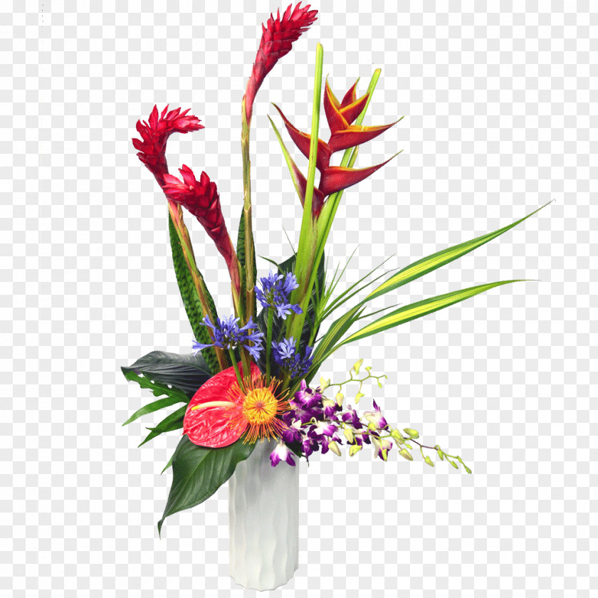 Artificial Flower Floral Design Bird Of Paradise PNG