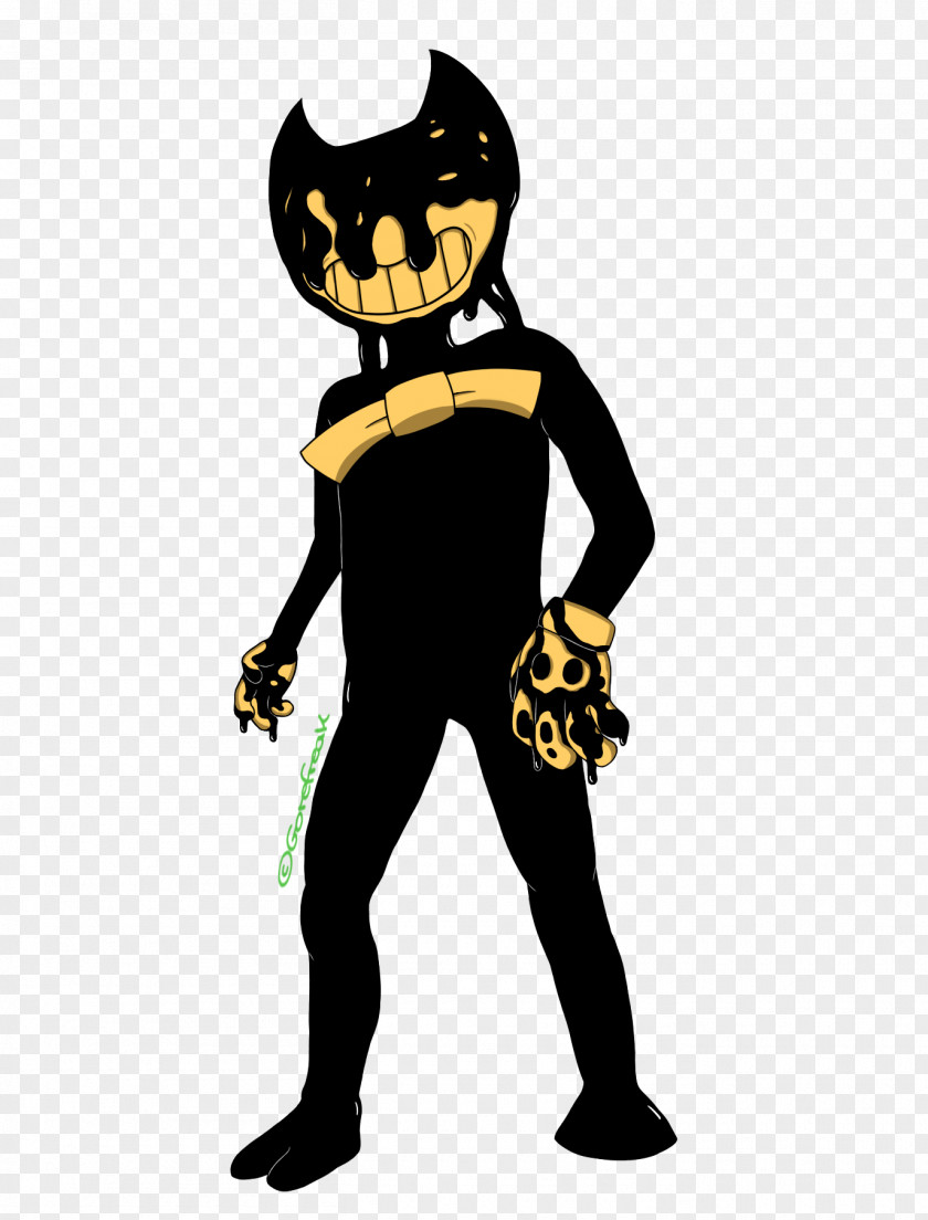 Cat Bendy And The Ink Machine Drawing Fan Art PNG