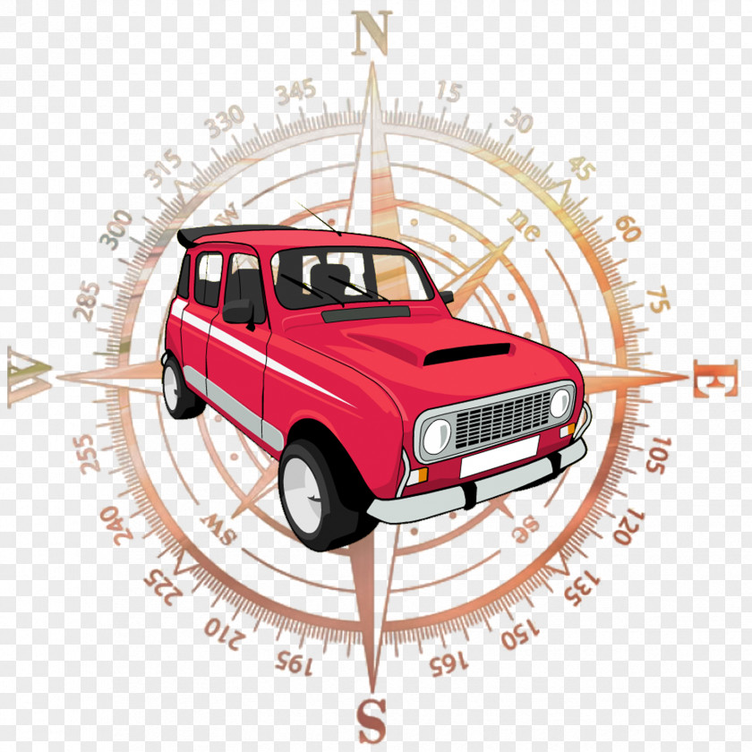 Compass Rose Navigation Cartography PNG