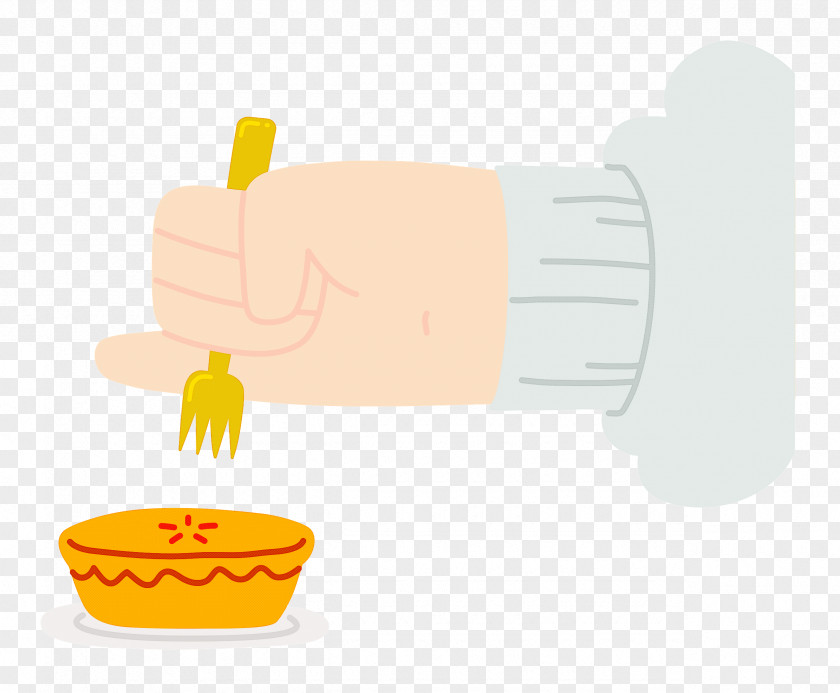 Hand Holding Pie PNG