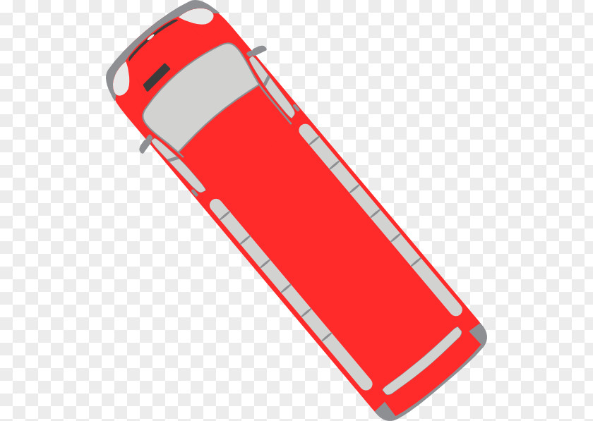 Red Bus Adhesive Tape Paper Scotch Duct Clip Art PNG