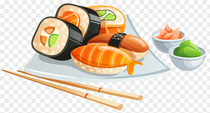 Sushi Clipart Image Japanese Cuisine Clip Art PNG