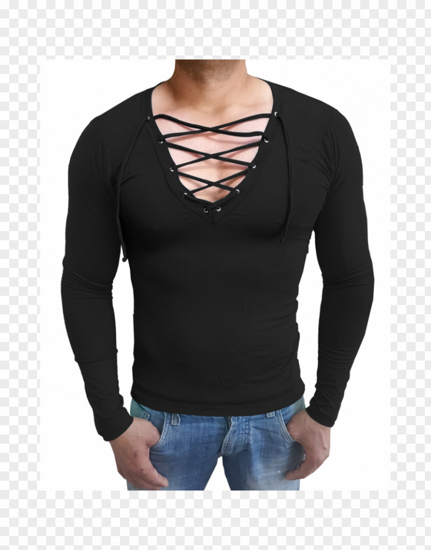 T-shirt Long-sleeved Collar PNG