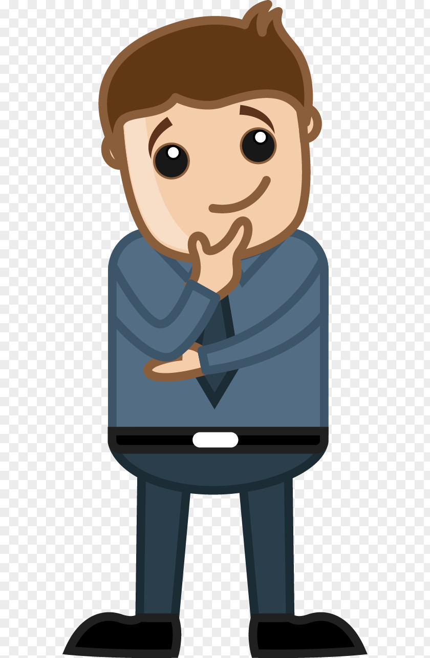 Thinking Cartoon People Royalty-free Stock Photography Clip Art PNG