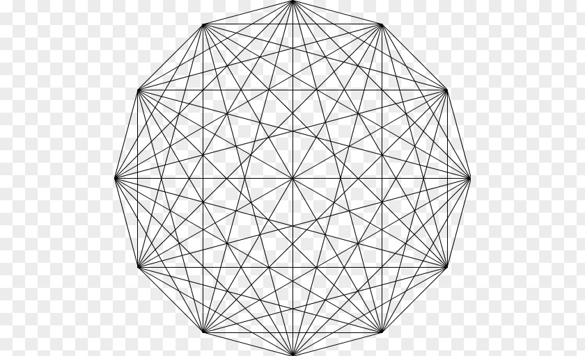 Fractal Geometry Complete Graph Theory Vertex Dodecagram PNG