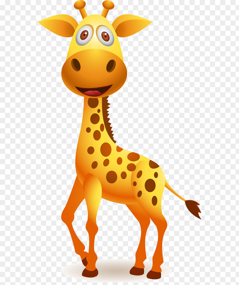 Giraffe Cartoon Royalty-free Clip Art PNG