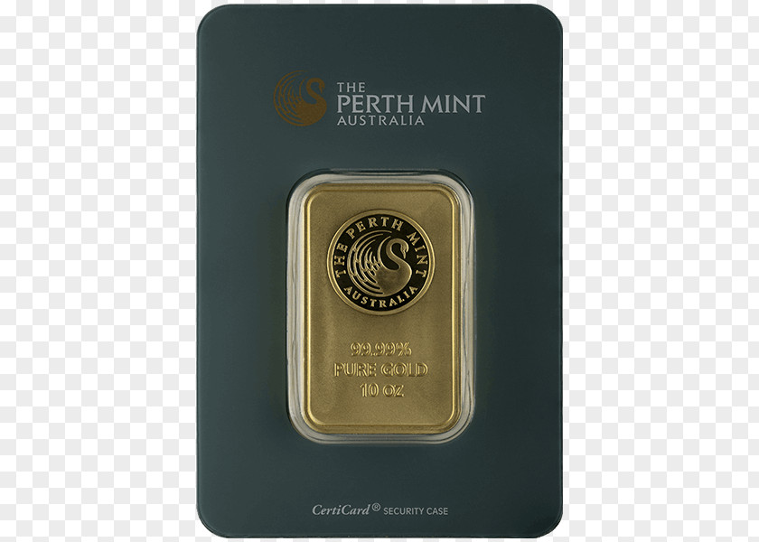 Gold Bar Perth Mint Coin PNG