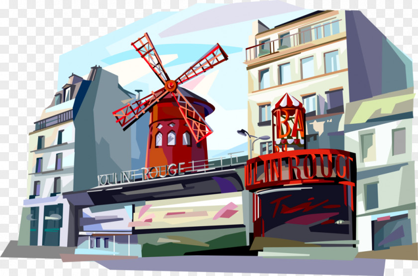 Moulin Rouge Illustration Vector Graphics Image Euclidean PNG