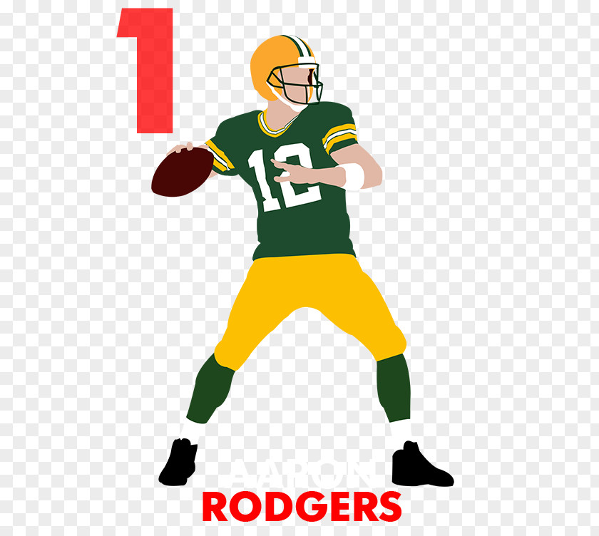 NFL Green Bay Packers Quarterback Cartoon Clip Art PNG