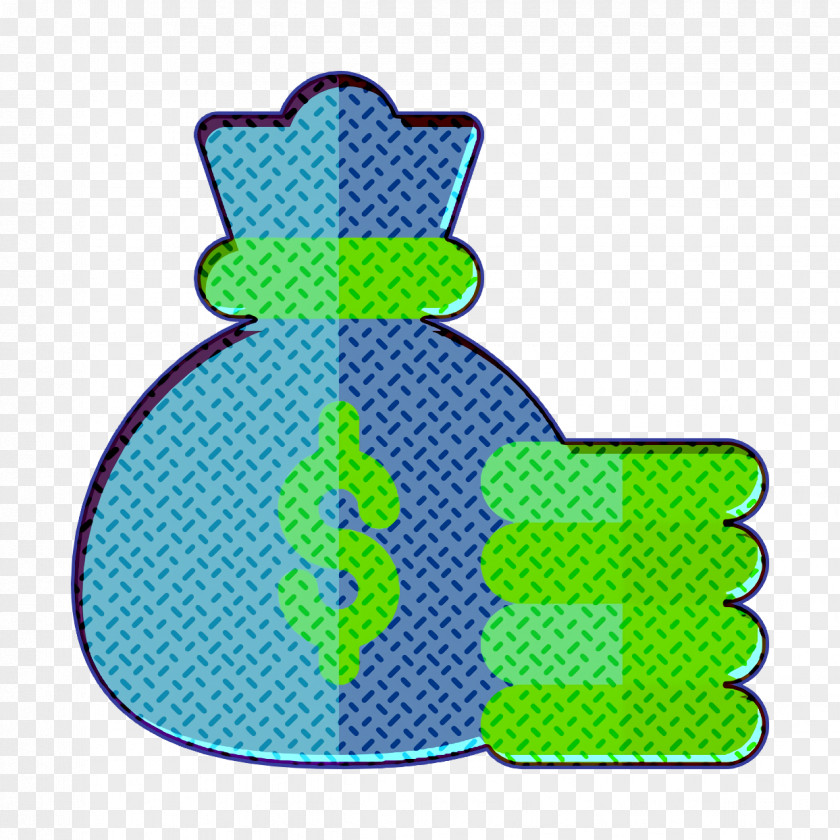 Symbol Turquoise Cost Icon Money Bag Strategy PNG