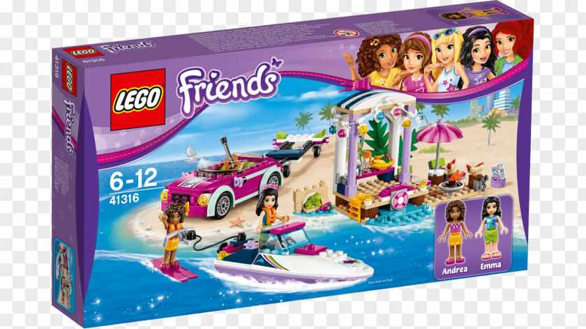 Toy LEGO 41316 Friends Andrea's Speedboat Transporter Lego City PNG