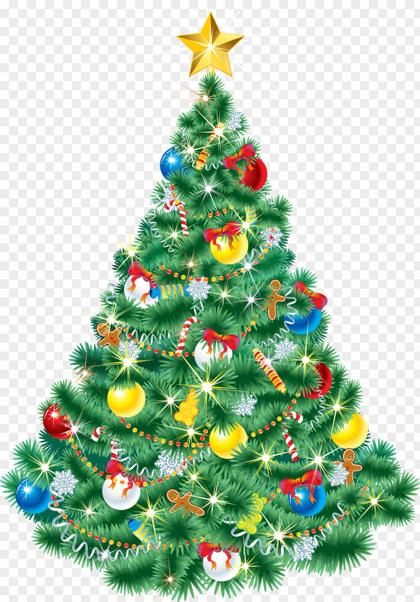 Christmas Tree Reindeer Ornament Clip Art PNG