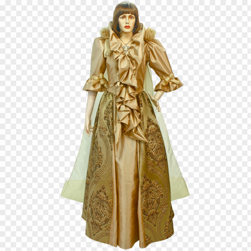 Dress Robe Italian Renaissance Gown PNG
