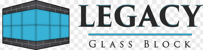 Glass Block Brick Logo Legacy & Window Co. PNG