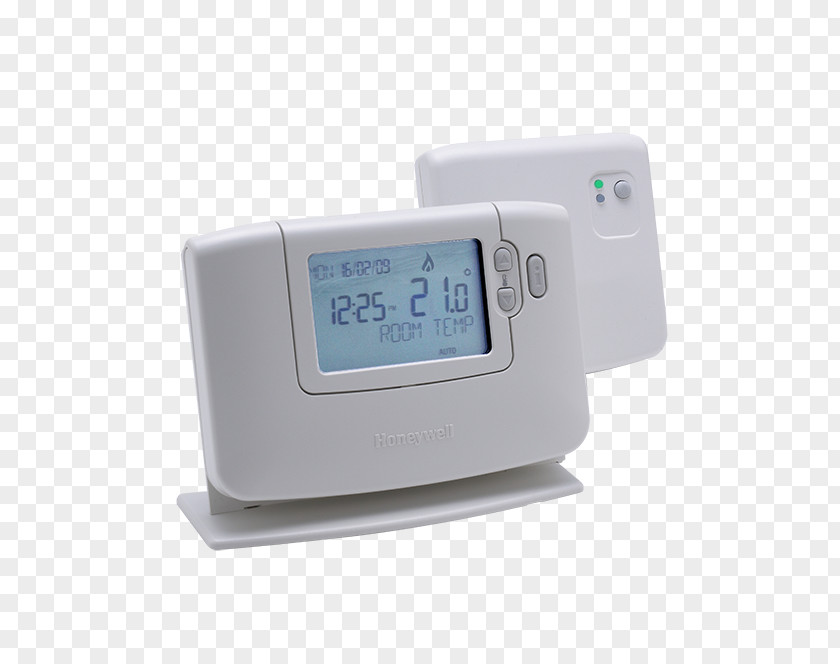 Programmable Thermostat Honeywell Central Heating Wireless PNG