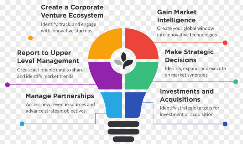 Bulb Corporate Venture Capital Innovation Startup Company PNG