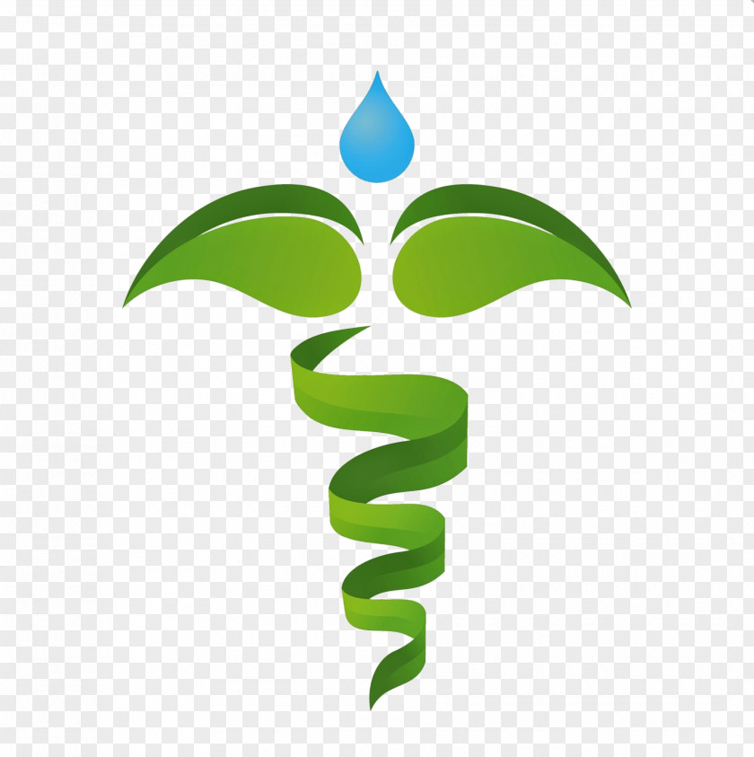 Green And Natural Medicine Staff Of Hermes Royalty-free PNG