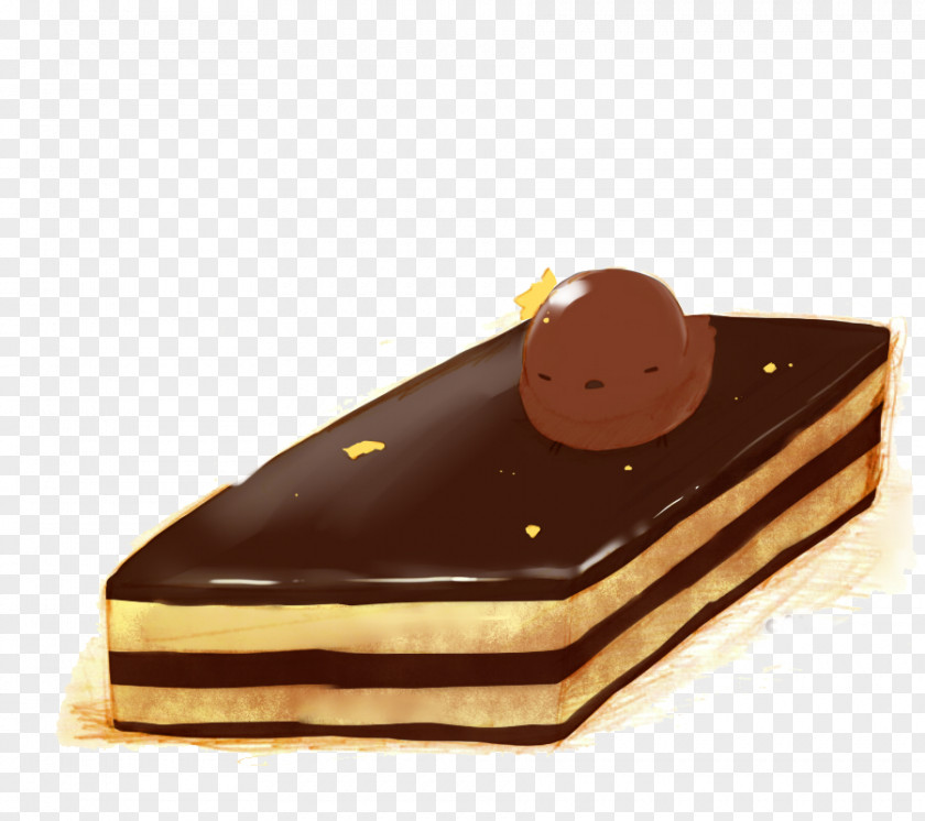 Mousse Cake Chick Doughnut Chocolate Dessert PNG