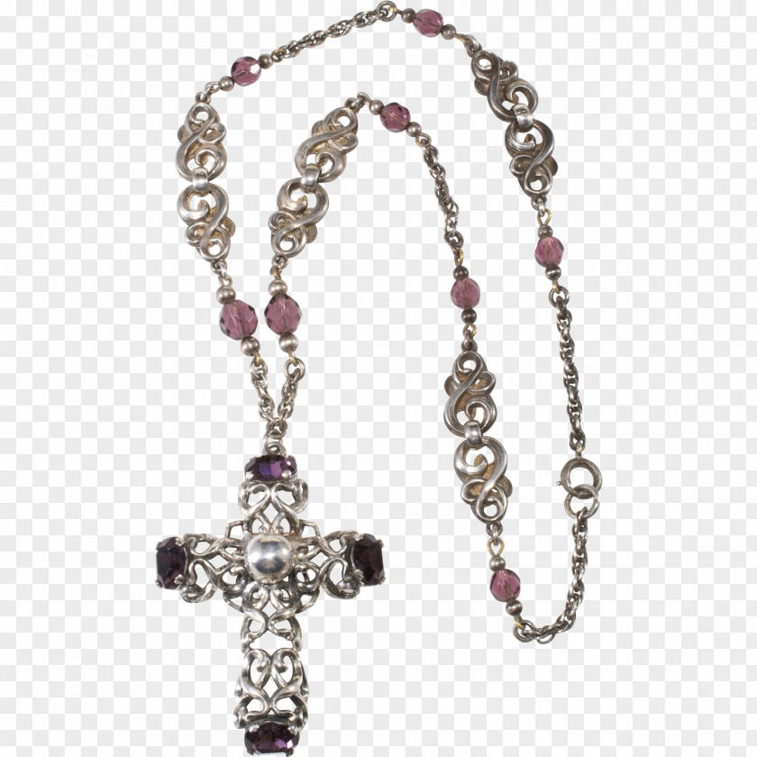 Necklace Pink M Rosary Bead Charms & Pendants PNG