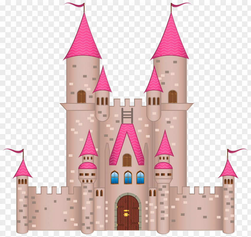 Pink Castle Clipart Image Clip Art PNG