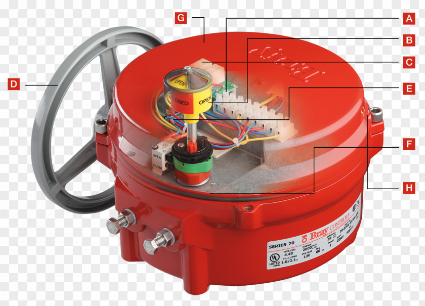 Valve Actuator Butterfly Solenoid PNG