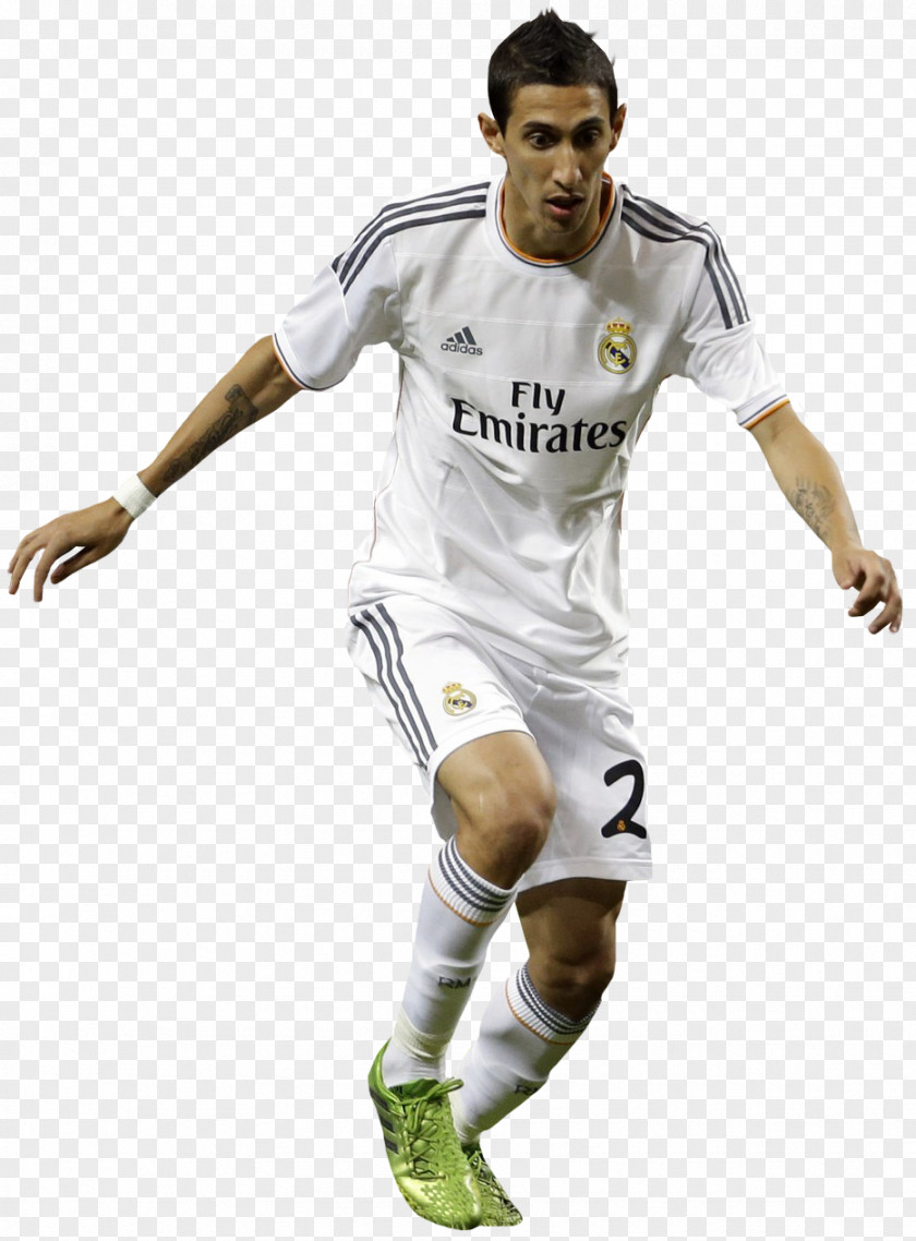 Football Ángel Di Maria Real Madrid C.F. Jersey Player PNG