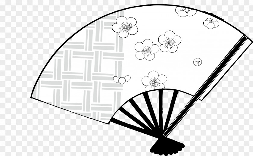 Japanese Folding Fan Japan Hand Cherry Blossom PNG