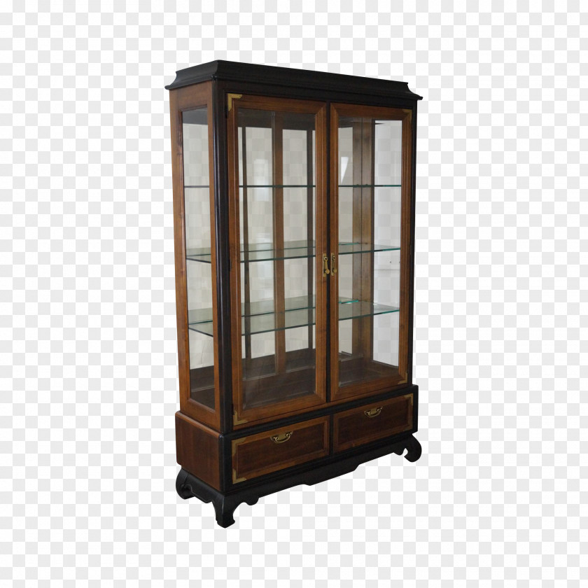 Shelf Display Case Curio Cabinet Cabinetry Asian Furniture PNG