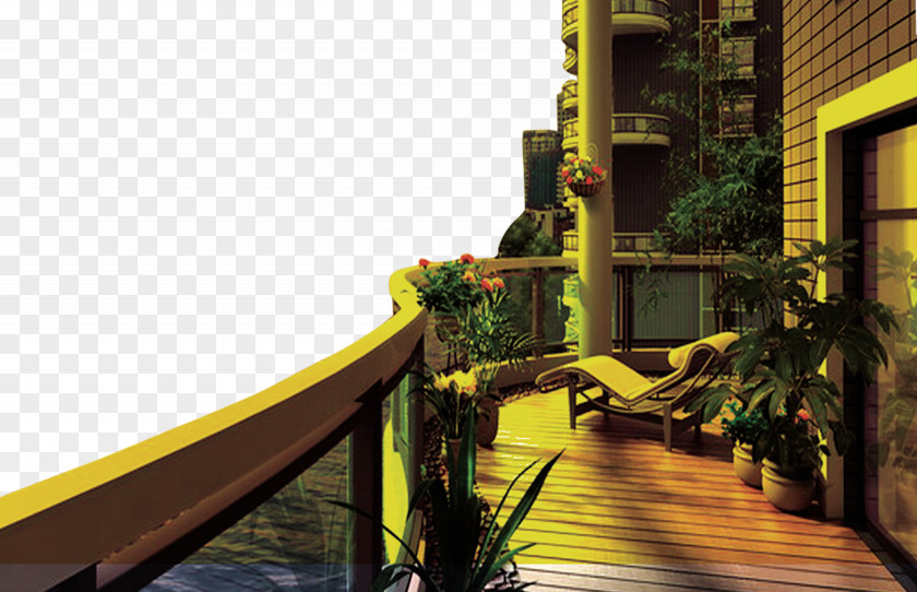 Balcony Poster Real Property Advertising Publicity PNG