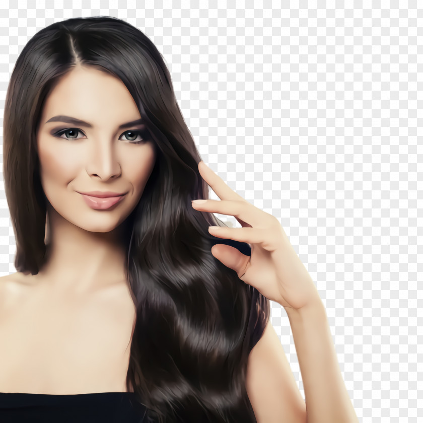 Forehead Chin Hair Face Skin Hairstyle Black PNG