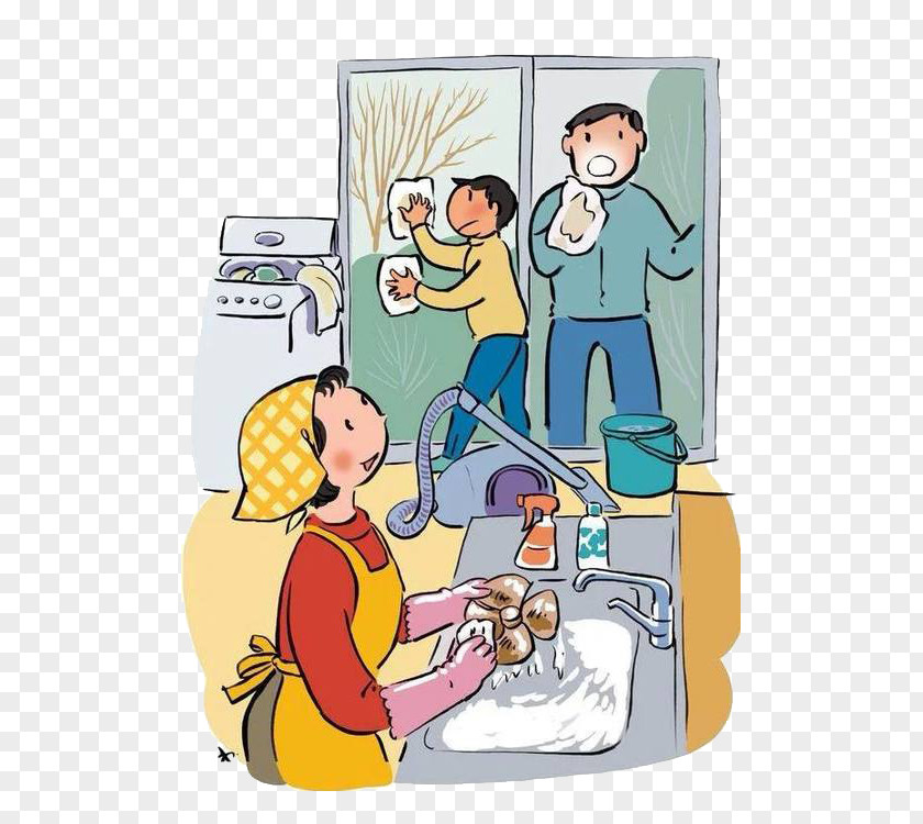 The Family Made A Concerted Effort To Clean Window Cleaning Cleaner Photography Clip Art PNG