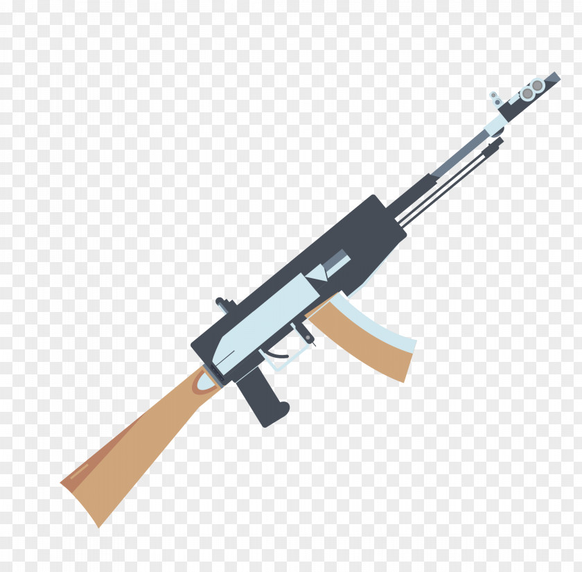 Vector Machine Gun Material Firearm Heavy Weapon PNG