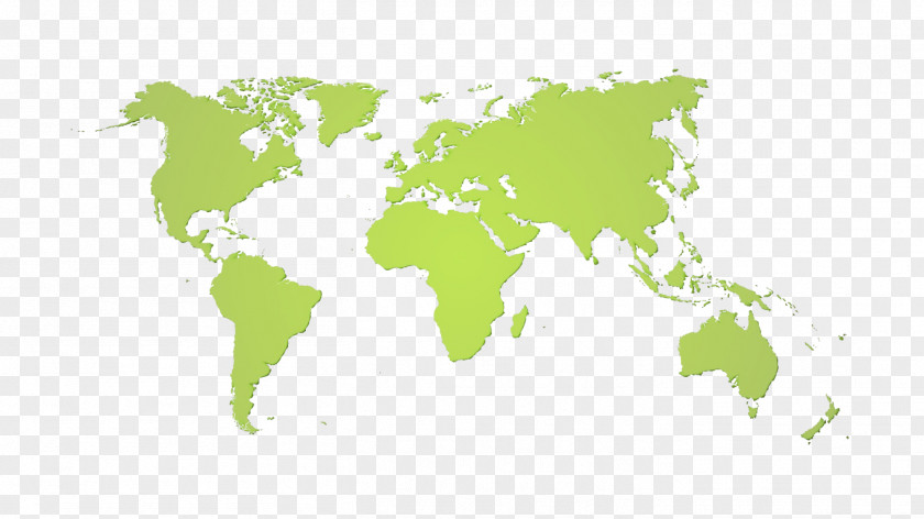 World Green Map PNG