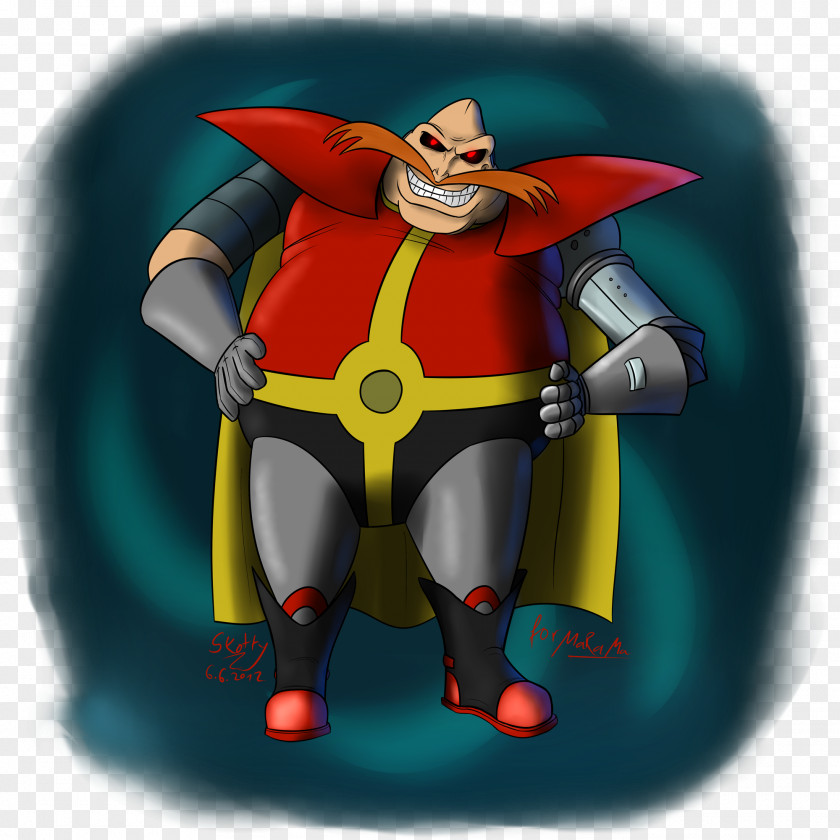 Prefer Doctor Eggman Metal YouTube Figurine Cartoon PNG