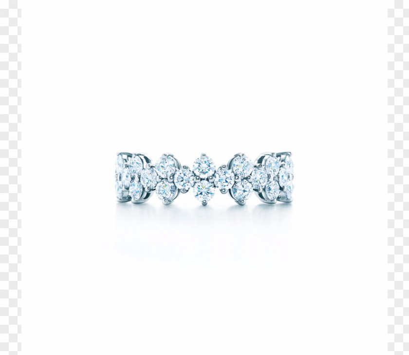 Ring Tiffany & Co. Diamond Platinum Sapphire PNG