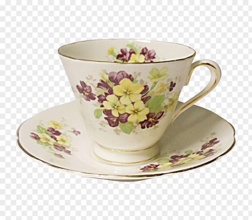 Tea Coffee Cup Saucer Porcelain Teacup Bone China PNG