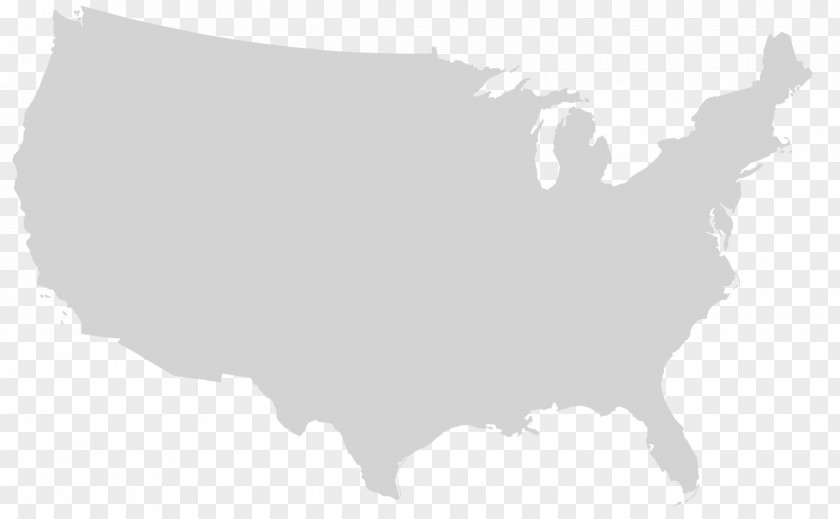 Usaoutline United States Blank Map Clip Art PNG